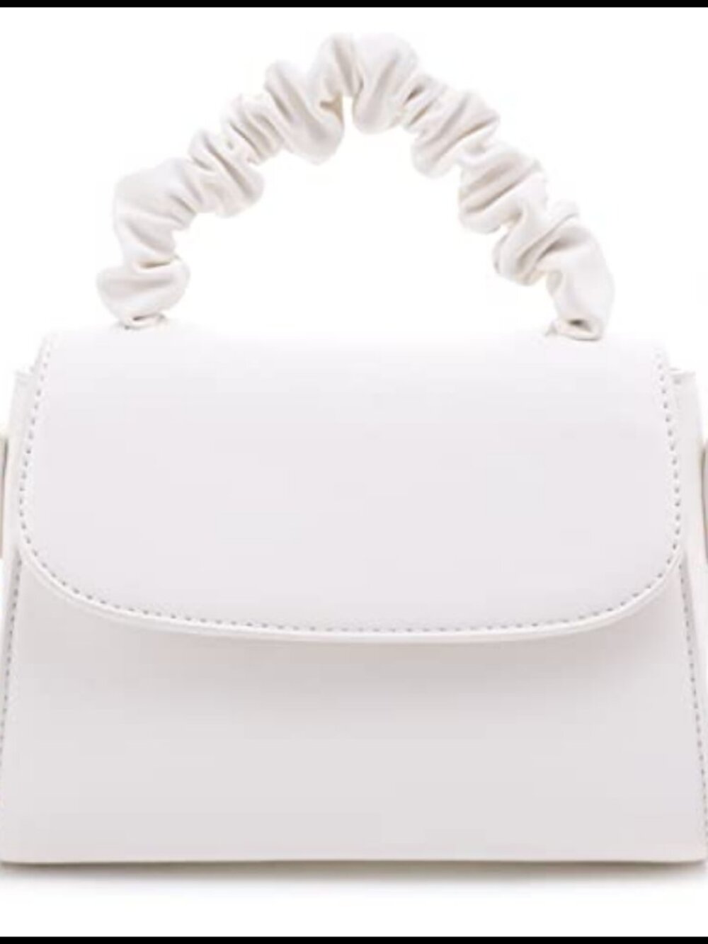 Vegan Leather Crossbody Bag Small Purse Top Handle Women